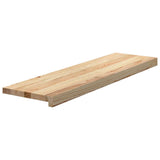 Gradini 20 pz 90x30x2 cm in Rovere Massello Non Trattato