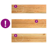 Gradini 4 pz Marrone Chiaro 100x25x2 cm Legno Massello Rovere