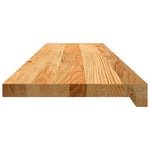 Gradini 12 pz Marrone Chiaro 100x25x2 cm Legno Massello Rovere