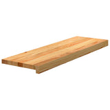 Gradini 20 pz Marrone Chiaro 80x25x2 cm Legno Massello Rovere
