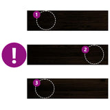 Gradini 12 pz Marrone-nero 100x25x2 cm Legno Massello Rovere