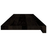 Gradini 12 pz Marrone Scuro 90x30x2 cm Legno Massello Rovere
