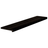 Gradini 12 pz Marrone-nero 120x30x2 cm Legno Massello Rovere