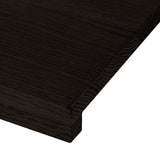 Gradini 16 pz Marrone-nero 120x25x2 cm Legno Massello Rovere