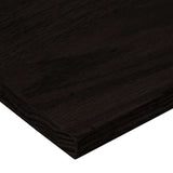 Gradini 16 pz Marrone-nero 120x25x2 cm Legno Massello Rovere