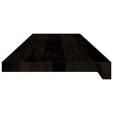 Gradini 16 pz Marrone Scuro 90x30x2 cm Legno Massello Rovere