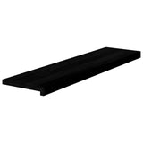 Gradini 20 pz Marrone-nero 100x25x2 cm Legno Massello Rovere