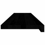 Gradini 20 pz Marrone-nero 100x25x2 cm Legno Massello Rovere
