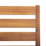 Set da Pranzo per Giardino 3 pz in Legno Massello di Acacia