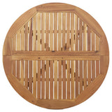 Set da Pranzo per Giardino 6 pz in Legno Massello di Acacia