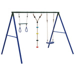 Set Gioco da Esterno con Altalena,Trapezio e Scala