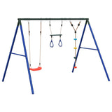 Set Gioco da Esterno con Altalena Trapezio e Altalena a Disco
