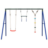 Set Gioco da Esterno con Altalena Trapezio e Altalena a Disco