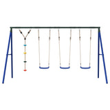 Set Gioco da Esterno con Altalene e Altalena a Disco