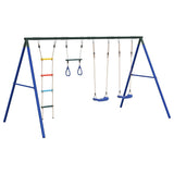Set Gioco da Esterno con Altalene Trapezio e Scala
