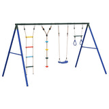 Set Gioco da Esterno con Altalena Trapezio Scala e Altalena
