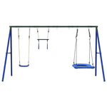 Set Gioco da Esterno con Altalena Trapezio e Altalena Nido
