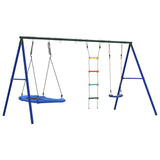 Set Gioco da Esterno con Altalena Scala e Altalena a Nido