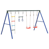 Set Gioco da Esterno con Altalene Trapezio e Scala