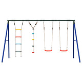 Set Gioco da Esterno con Altalene Scala e Altalena a Disco