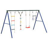 Set Gioco da Esterno con Altalena Trapezio Scala e Altalena