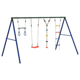 Set Gioco da Esterno con Altalena Trapezio Scala e Altalena