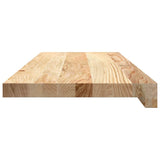 Gradini 2 pz 70x30x2 cm in Rovere Massello Non Trattato