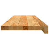 Gradini 2 pz Marrone Chiaro 80x25x2 cm Legno Massello Rovere