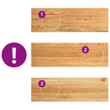 Gradini 2 pz Marrone Chiaro 80x25x2 cm Legno Massello Rovere