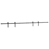 Kit Anta Scorrevole Armadio in Acciaio al Carbonio 244 cm