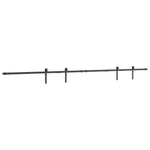 Kit Anta Scorrevole Armadio in Acciaio al Carbonio 244 cm