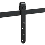 Kit Anta Scorrevole Armadio in Acciaio al Carbonio 244 cm