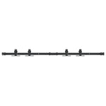 Kit Anta Scorrevole per Armadio 122 cm in Acciaio al Carbonio