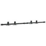 Kit Anta Scorrevole per Armadio 122 cm in Acciaio al Carbonio