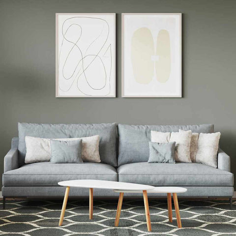 Pittura murale Grigio 16,5 x 16,5 x 15,9 cm Stampa da parete