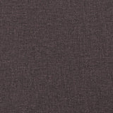 Giroletto senza Materasso Marrone Scuro 100x200 cm Tessuto