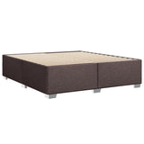 Giroletto senza Materasso Marrone Scuro 180x200 cm Tessuto