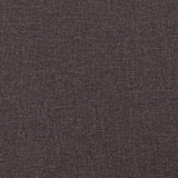 Giroletto senza Materasso Marrone Scuro 180x200 cm Tessuto