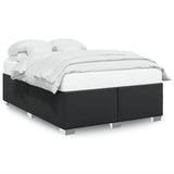 Struttura letto senza Materasso Nera in Similpelle
