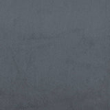 Giroletto senza Materasso Grigio Scuro 80x200 cm Velluto