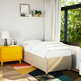 Giroletto senza Materasso Crema 90x190 cm in Tessuto