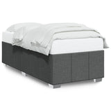 Giroletto senza Materasso Grigio Scuro 90x200 cm Tessuto
