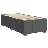 Giroletto senza Materasso Grigio Scuro 90x200 cm Tessuto