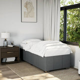 Giroletto senza Materasso Grigio Scuro 90x200 cm Tessuto