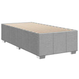 Giroletto senza Materasso Grigio Chiaro 100x200 cm Tessuto