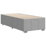 Giroletto senza Materasso Grigio Chiaro 100x200 cm Tessuto