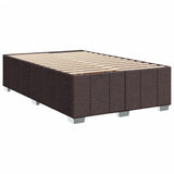 Giroletto senza Materasso Marrone Scuro 120x200 cm Tessuto