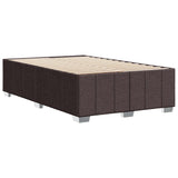 Giroletto senza Materasso Marrone Scuro 120x200 cm Tessuto