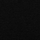 Giroletto senza Materasso Nero 140x190 cm in Tessuto