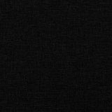 Giroletto senza Materasso Nero 140x190 cm in Tessuto